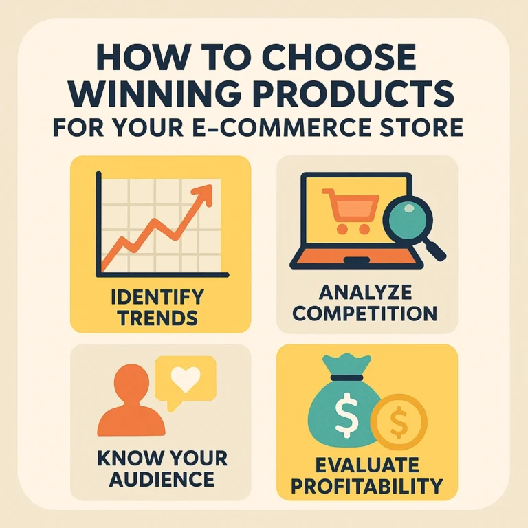 Choose Winning Products for Your E-Commerce Store